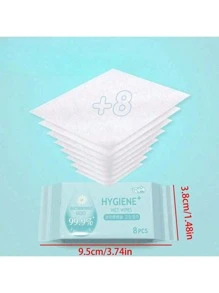 256片装成人日常清洁湿巾，便携旅行清洁湿巾，多场景使用，旅行装束。纯水天然配方，安全无添加剂。 - 彩色 - 查看 3