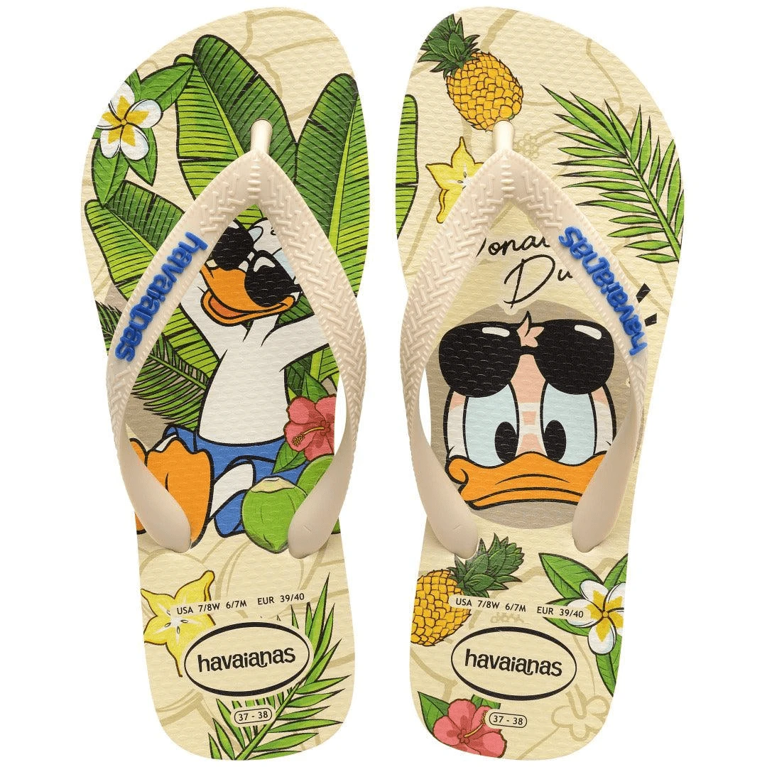 Havaianas Women's Flip Flops Comfortable Lightweight Promotion - 唐老鴨 - 查看 1