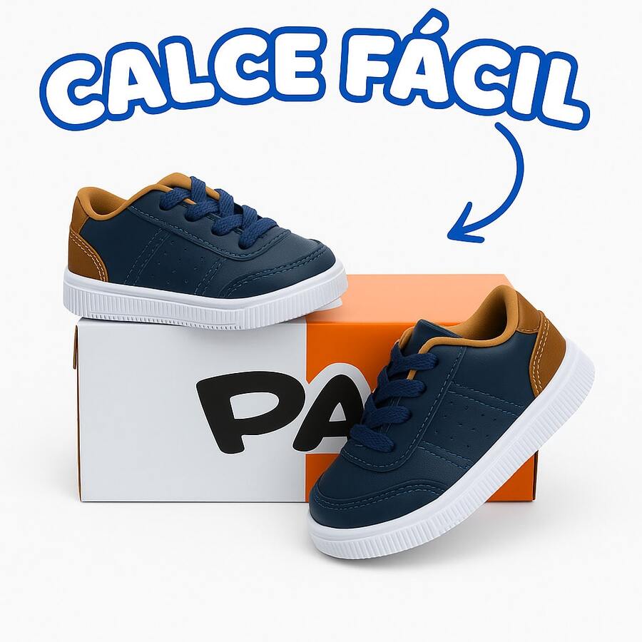 Children's Sneakers For Boys, Baby Casual, Resistant, Guaranteed Comfort, Promotion From 20 To 27 - 藏蓝色 - 查看 1