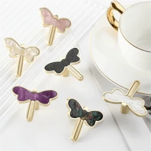 1 buc stil nordic aliaj de zinc desen animat libelulă albină mânere sertar dulap mânere mobilier cameră copii mânere comodă dulap ușă mânere mobilier mâner ușă hardware - Multicolor - Vizualizare 2