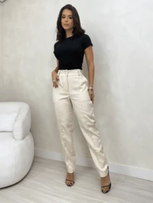 Women's Tailored Dress Pants - 離開 - 查看 3