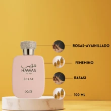 RASASI Hawas Eclat For Women Eau De Parfum Spray, 3.4 Ounce - Màu Hồng baby - Xem 2