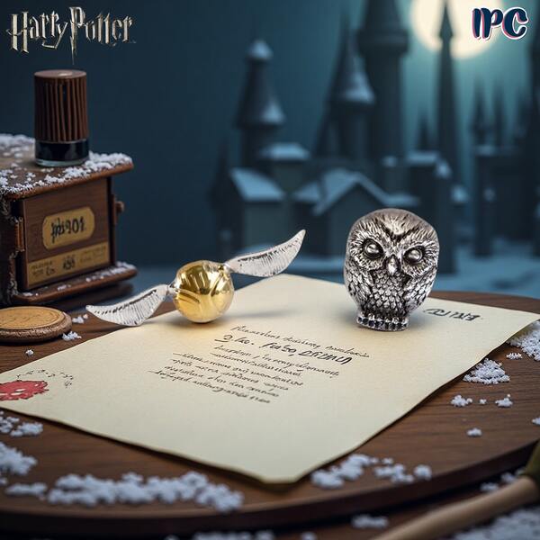 Warner Bros 1PC Harry Potter Officially Licensed 2 Styles To Choose From Golden Snitch Owl Magic Academy Style Brooch Clothing Wizard Costume Collectible Gift Magic Sentiment Academy Glory Wizard Theme Party Halloween Birthday Christmas