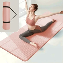 1 Piece Multi-Color183*56* 0.8cm,0.3inch Thick Yoga Mat Comfortable Yoga Mat Soft Padded Fitness Mat For Sports Fitness, Tapete Yoga, Gymnastics, Exercise, Pilates,Gym Mat, Fitness Floor Mat , Gym Set ,Suitable For Gift Giving,Mother's Day Gift, Birthday Gift, Christmas Gift