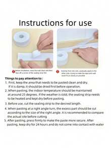 Waterproof And Mildew-Proof Toilet Seal Strips; Self-Adhesive Sealing Tape For Kitchen And Bathroom, Waterproof And Moisture-Proof Tape, Kitchen Sink And Studio Bathroom Decorative Gap Filler Autumn Decoration,Bathroom,Bathroom Accessories,Kitchen Accessories