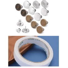 1卷/10米 裤腿缩短免缝下摆胶带，双面自粘裤脚，衣服袖子下摆胶带，缩短窗帘