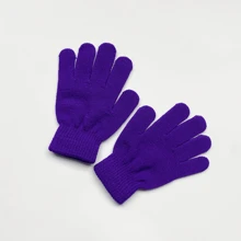 男女通用针织弹力手套，适合春、秋、冬季佩戴（7.87 英寸 x 4.33 英寸）。全指针织弹力手套，内衬弹力保暖，适合寒冷、刮风下雨天气。多种颜色可选，可搭配不同服饰，满足个人喜好。这款手套弹性极佳，佩戴舒适，活动自如，同时又能提供出色的保暖效果，是节日、情人节及其他节日的理想礼物。