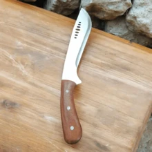 Rambo Tactical Military Machete Sharp Steel 51cm Wooden Handle - Silver - View 3