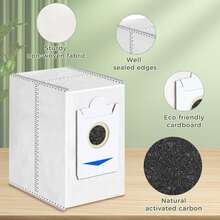 أكياس الغبار لمكانس الأرضيات الروبوتية Ecovacs T30S/ X2/ X2 Pro/ X2 Omni/ X5 Omni، سعة 3 لتر كبيرة للاستخدام مرة واحدة، مزودة برائحة عطرية، لا تحتاج إلى كهرباء، مع فرشاة صغيرة