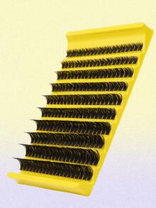 10ROWS 200PCS Individual Cluster Lashes 80D Volume Curl D 10-16mm Big Voluminous, Giftable Individual Eyelash Extension Kit 80D Wispy&Ultra Fluffy&Ultra Dramatic, Reusable Individual Cluster Lashes -For Wedding&Stage&Travel&Party Glam, Loved For Gifts&Christmas&Halloween&New Year's, Must-Have!