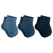 LUPO Kit 03 Pairs Of Baby Socks Mid-Calf Lupo Baby Toddler Boy And Girl RN 02165-089 - Màu xanh hải quân - Xem 5