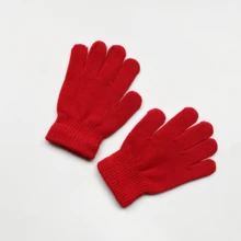 男女通用针织弹力手套，适合春、秋、冬季佩戴（7.87 英寸 x 4.33 英寸）。全指针织弹力手套，内衬弹力保暖，适合寒冷、刮风下雨天气。多种颜色可选，可搭配不同服饰，满足个人喜好。这款手套弹性极佳，佩戴舒适，活动自如，同时又能提供出色的保暖效果，是节日、情人节及其他节日的理想礼物。