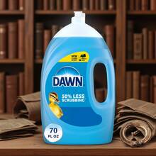 [Grease Stain Killer]Ultra Dishwashing Liquid Dish Soap - Original Ultra Concentrated Dish Liquid | 3X Grease Fighting Power, 50% Less Scrubbing, Heavy-Duty Degreaser - 彩色 - 查看 1