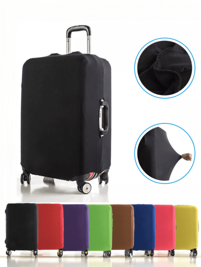 Gepäckschutzabdeckung, Reisekoffer elastische staubdichte Abdeckung, einfarbige Abdeckung, Reisezubehör