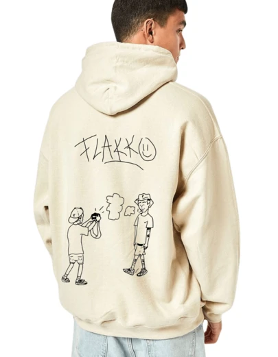 SUDADERA FLAKKO, JUVENIL, CON ESTILO URBANO, GRAN CALIDAD, SUAVE Y DURADERO
