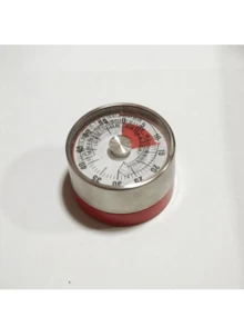 2pcs/1pc Stainless Steel Kitchen Timer, Visible Cooking Timer, Student Timer, Reminder, Kitchen Countdown Timer, Home Time Management, Mechanical Alarm Clock