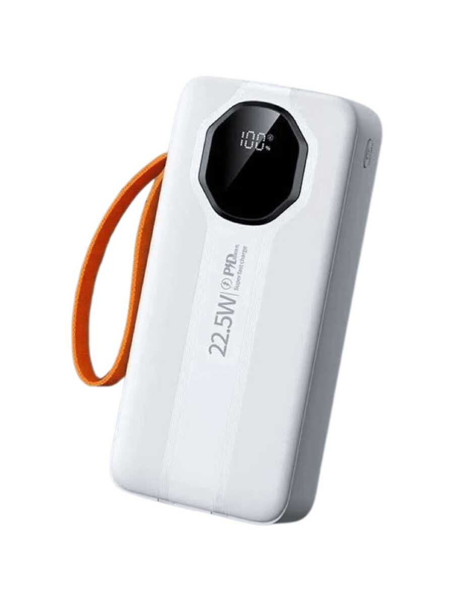 Power Bank Charger 30000mah Super Fast Portable 22.5w - 白色 - 查看 1