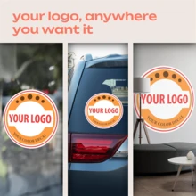 1pc Full Color Custom Vinyl Sticker, Personalized With Your Text, Image Or Logo, Suitable For Cars, Home, Commercial, Windows, Doors, Walls, Bicycles, Boats, Custom Party Supplies, Holographic Effect - Multicolor 1 - View 4