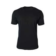 Camiseta Basica Masculina Lisa 100% Algodão Treino Academia - Azul - Visão 3