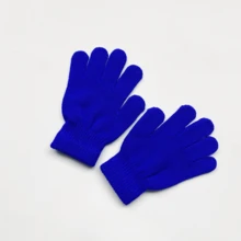 男女通用针织弹力手套，适合春、秋、冬季佩戴（7.87 英寸 x 4.33 英寸）。全指针织弹力手套，内衬弹力保暖，适合寒冷、刮风下雨天气。多种颜色可选，可搭配不同服饰，满足个人喜好。这款手套弹性极佳，佩戴舒适，活动自如，同时又能提供出色的保暖效果，是节日、情人节及其他节日的理想礼物。