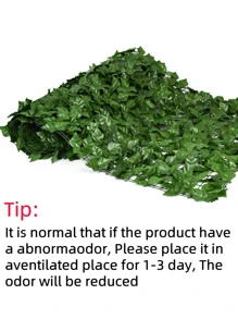 Nejlue Artificial Flowers/Plants1111 Home & Living 1件 50*300厘米 人造常春藤隐私围栏屏风 - 塑料仿篱笆叶子和藤蔓隐私屏风板假绿植围栏防紫外线适用于家庭花园阳台墙壁露台庭院婚礼后院丛林主题派对生日门廊圣诞礼物树叶背景室内外装饰，圣诞装饰。