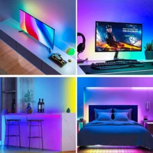PSTAR Wireless Control Intelligent LED Strip Light Infrared Remote Control RGB Lighting Decoration Living Room Atmosphere Light Strip Flexible Light Decorative String - Colored Light - View 7