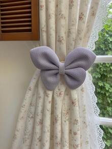 Schleifen-förmige Vorhangclips, rosa Vorhangclips, dekorative Vorhangseile, Vorhangclips, einfach und süß, moderner minimalistischer Stil Vorhangclips, geeignet für Vorhangaufbewahrung