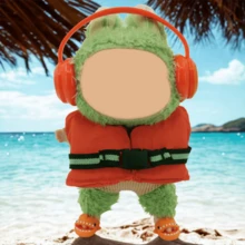 17cm 1st/2nd Generation Accessories LA BUBU Doll Clothes, Colorful Life Jacket Costume Roleplay Outfit, Doll Accessories For LA BUBU Doll Clothes - Multicolor - View 4