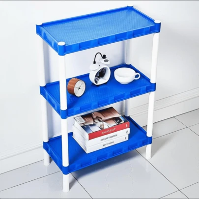 Estante Organizadora Modular com 3 prateleiras Azul - 916