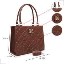 Women's Medium Modern Crossbody Shoulder Bag Spacious Interior Pocket Premium Quality Immediate Shipping - Camel - View 5