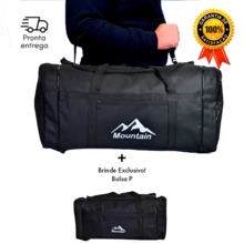 Large Travel Bag With Gift Small Large Suitcase, Durable, Foldable, Medium, 45L, Reinforced, Family - Navy Blue - View 1
