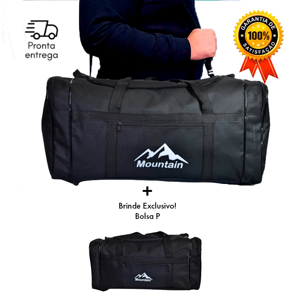 Large Travel Bag With Gift Small Large Suitcase, Durable, Foldable, Medium, 45L, Reinforced, Family - Navy Blue - View 1