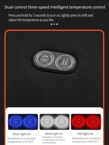 17 区智能双控加热连帽衫，休闲保暖恒温夹克，男女通用户外运动登山装备，/安全冬季保暖服，适合圣诞节、枣子、新年，USB 供电 3 档温控（不含移动电源） - 黑色 - 查看 2