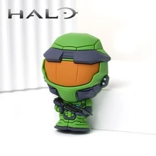 Microsoft 1PC HALO Officially Licensed Master Chief 3D Refrigerator Magnet Cool Game Themed Decor Sticker Ffor Kitchen Fridge Fine Collectible Game Peripheral Durable Magnetic Material Ideal Christmas Birthday Gift For Fans Collectors And Gaming Enthusiasts - Army Green - View 4