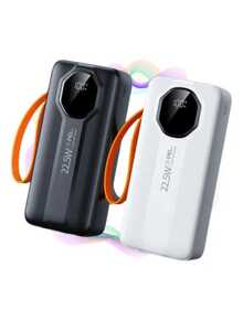 Power Bank Charger 30000mah Super Fast Portable 22.5w - Black - View 3