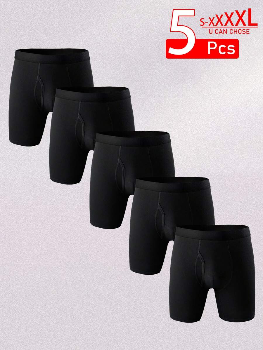 5条装男士柔软舒适混色三角裤，7种尺码可选