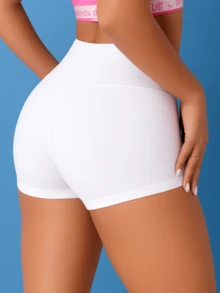 Tarelles Women's Plain Midi Shaping Shorts - Putih - View 2