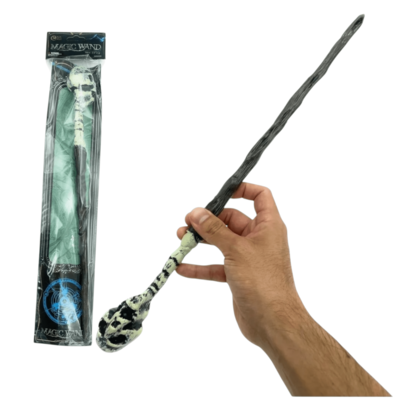 Varita de Mago o Hechicero para disfraz o cosplay magica de plástico larga