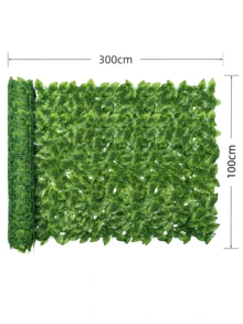 Nejlue Artificial Flowers/Plants1111 Home & Living 1pc 100*300cm Artificial Lvy Privacy FenceScreen-Plastic Faux Hedge Leafand Vine Privacy Screening PanelsFake Greenery Foliage Fence UVProtected For Home GardenBalcony Wall Patio Yard WeddingBackyard Jungle Theme PartyBirthday Porch Christmas GiftLeaves Backdrop Indoor OutdoorDecor,Christmas Decorations.