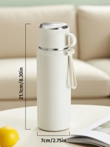 1个500毫升不锈钢水瓶，大容量带提手，保温，设计优雅，便携，适合旅行、运动、返校、露营等场合，是露营必备品。 - 彩色 - 查看 8