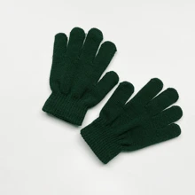 男女通用针织弹力手套，适合春、秋、冬季佩戴（7.87 英寸 x 4.33 英寸）。全指针织弹力手套，内衬弹力保暖，适合寒冷、刮风下雨天气。多种颜色可选，可搭配不同服饰，满足个人喜好。这款手套弹性极佳，佩戴舒适，活动自如，同时又能提供出色的保暖效果，是节日、情人节及其他节日的理想礼物。