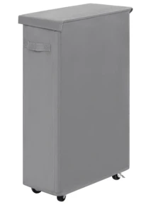 60L/65L/100L/110L Wheeled Bamboo Laundry Basket With Lid - Includes Removable Laundry Bag, Foldable Dirty Clothes Basket With Handle, Extra Large Capacity Dirty Clothes Hamper, Collapsible Fabric Laundry Basket, Home Laundry Storage Bin - Multicolor - View 18