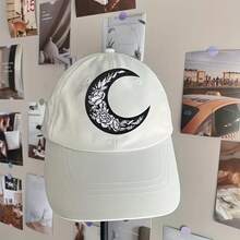 3pcs Crescent Moon With Flowers Embroidered Patch Badge For Clothing Jacket Trucker Hat Gift - Multicolor - View 5