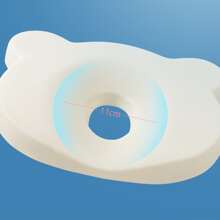 1 件装婴儿卡通熊形透气枕头北欧风格固定枕头适合日常使用爱情情人节