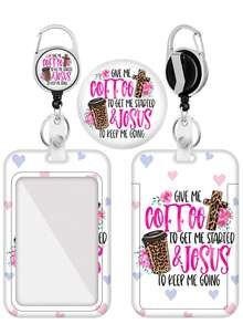 医疗保健护士徽章夹，带伸缩卷轴，身份证工作徽章夹，带夹子，重型，垂直卡片姓名标签徽章保护套，适用于医生医院护理女性礼物学校用品，返校 - 白色 - 查看 7