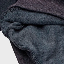 Plain Women's And Men's Sweatshirt Coat,  Style, With Pocket And Flannel Hood, Premium Line - 石墨 - 查看 5