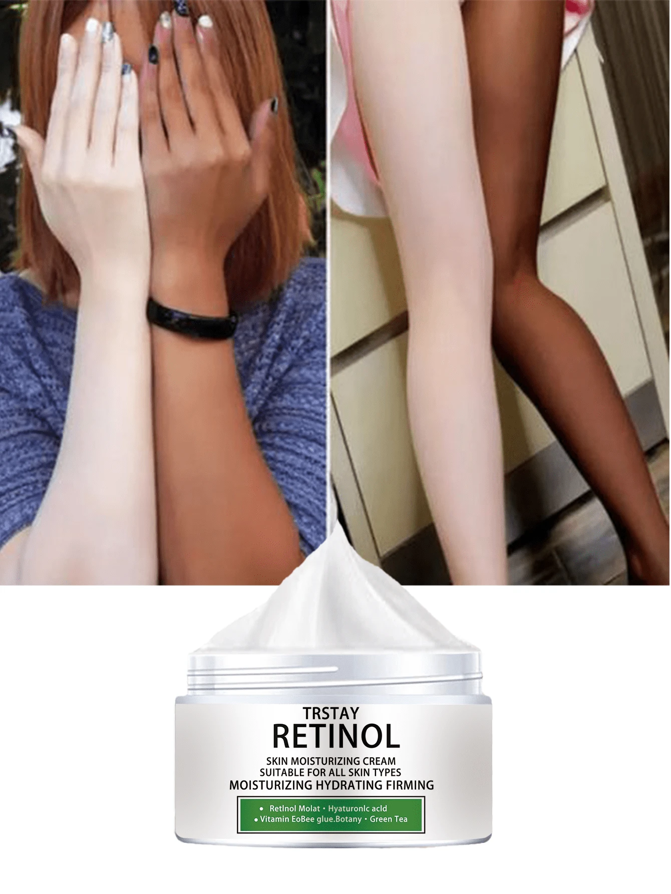 Whitening Body Cream Transparent Water Light Skin Dual Effect Deeply Moisturizes Repairs Dry Lines Brightens Skin Smooth Glowing Hydration For Radiant Complexion - Nhiều màu - Xem 1