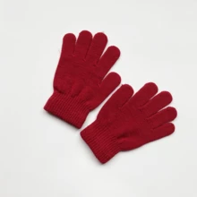 男女通用针织弹力手套，适合春、秋、冬季佩戴（7.87 英寸 x 4.33 英寸）。全指针织弹力手套，内衬弹力保暖，适合寒冷、刮风下雨天气。多种颜色可选，可搭配不同服饰，满足个人喜好。这款手套弹性极佳，佩戴舒适，活动自如，同时又能提供出色的保暖效果，是节日、情人节及其他节日的理想礼物。