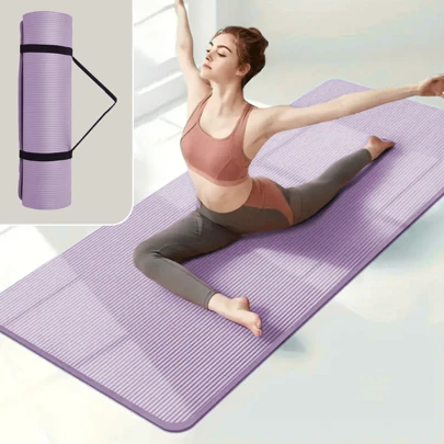 1 件装多色瑜伽垫，尺寸 183*56*0.8 厘米，厚度 0.3 英寸，舒适柔软，适用于瑜伽、健身、体操、运动、普拉提，也可作为健身垫、健身房地垫、健身套装使用。适合作为母亲节、生日、圣诞节等节日礼物。