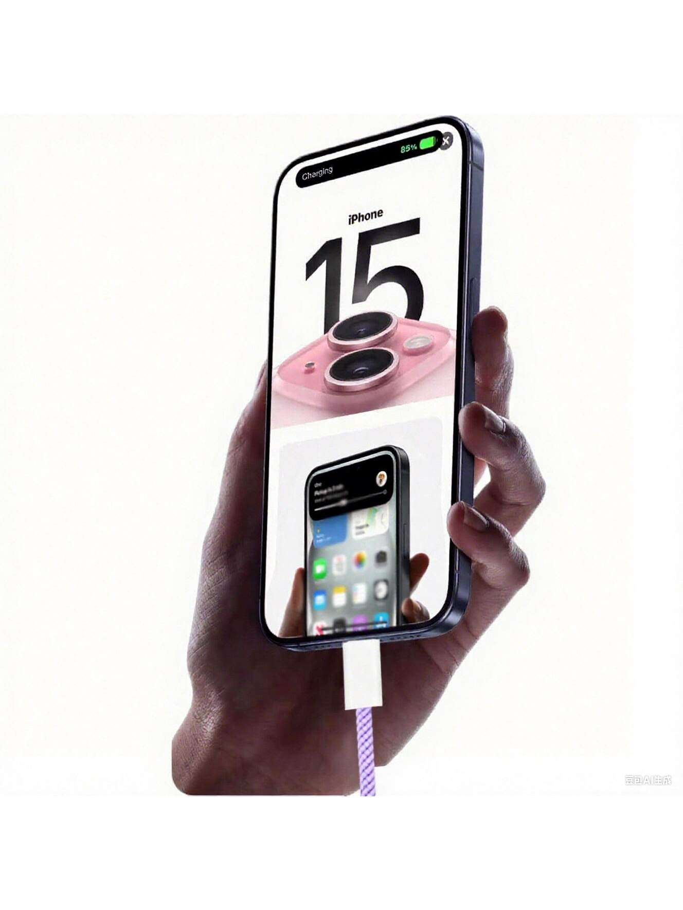 كابل شحن وبيانات نايلون بطول حتى 3 متر – شحن سريع...